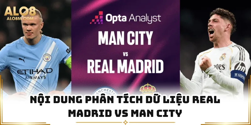 Nội dung phân tích dữ liệu Real Madrid vs Man City
